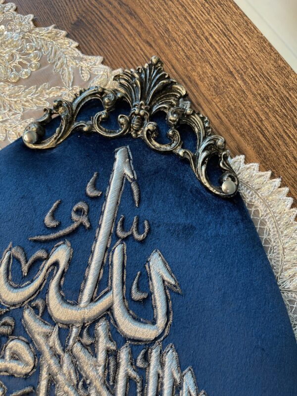 لوحة حائطية إسلامية من المخمل المطرز يدويا - Image 2