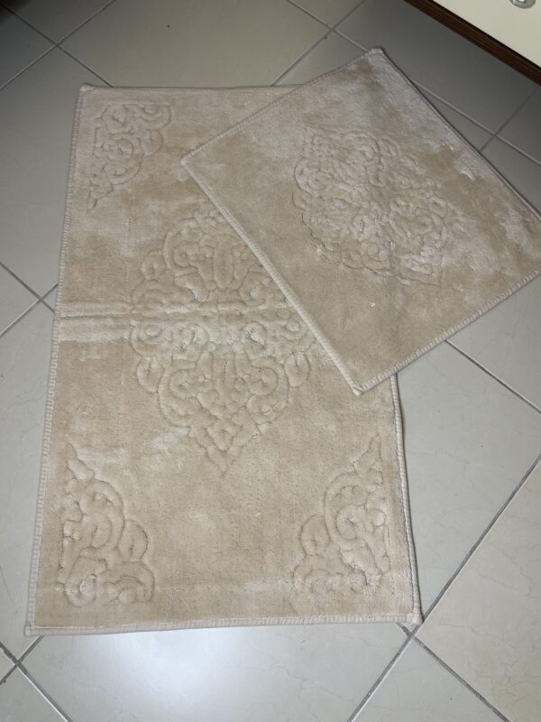 طقم أرضيات حمام من قطعتين لون بيج 
( بدون مناشف ) - Image 5