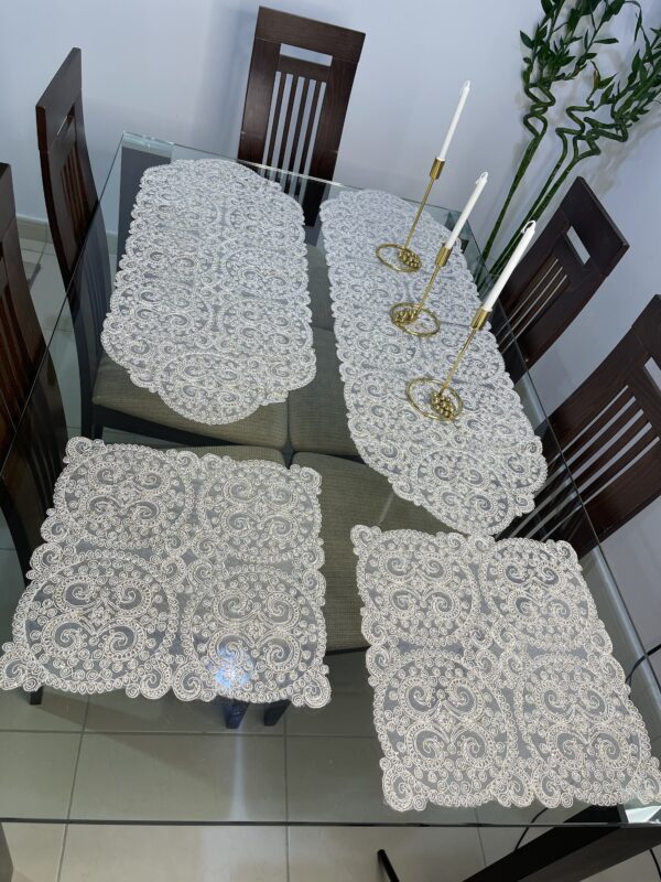 طقم مفارش 5 قطع - لون سكري - Image 2