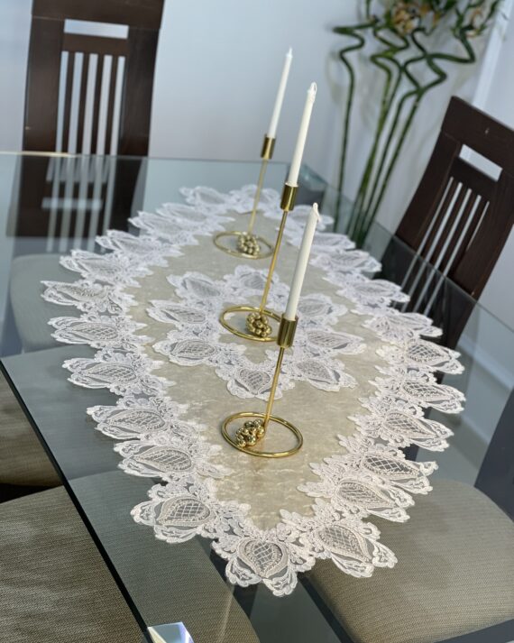 طقم مفارش 5 قطع - ذهبي