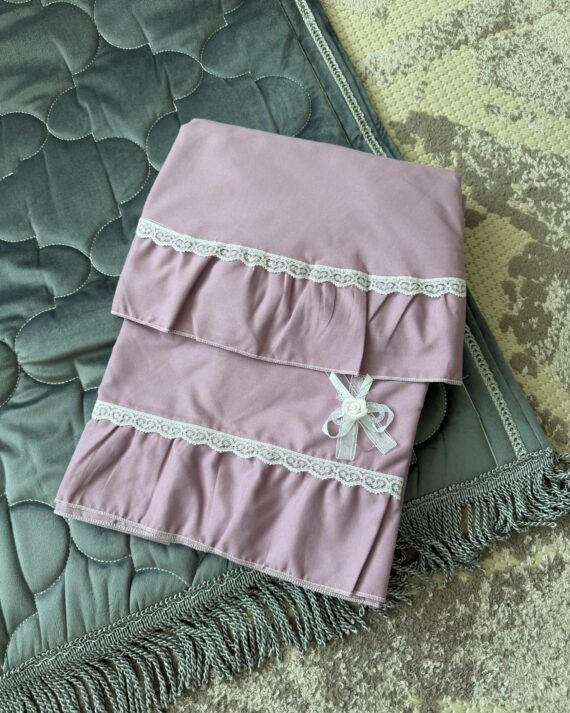 طقم صلاة قطعتين مع أكمام - لون موڤ