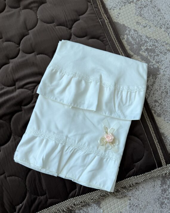 طقم صلاة قطعتين مع أكمام - لون سكري